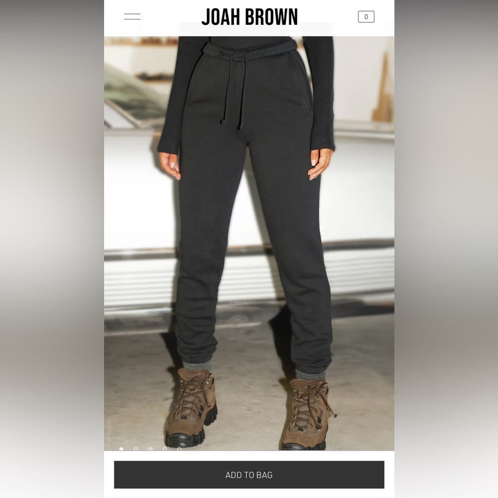 Joah Brown Women’s Black Joggers size XS/S